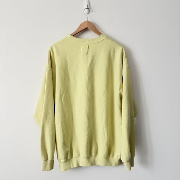Billabong Ride In Oversized Crew Sweatshirt in Sunspell Yellow Size Medium - Picture 5 of 7
